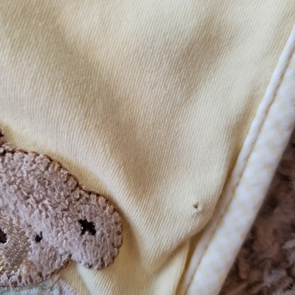Carters Joy is a . . . Teddy Baby with Pacifier Receiving‎ Blanket Cotton Yellow
